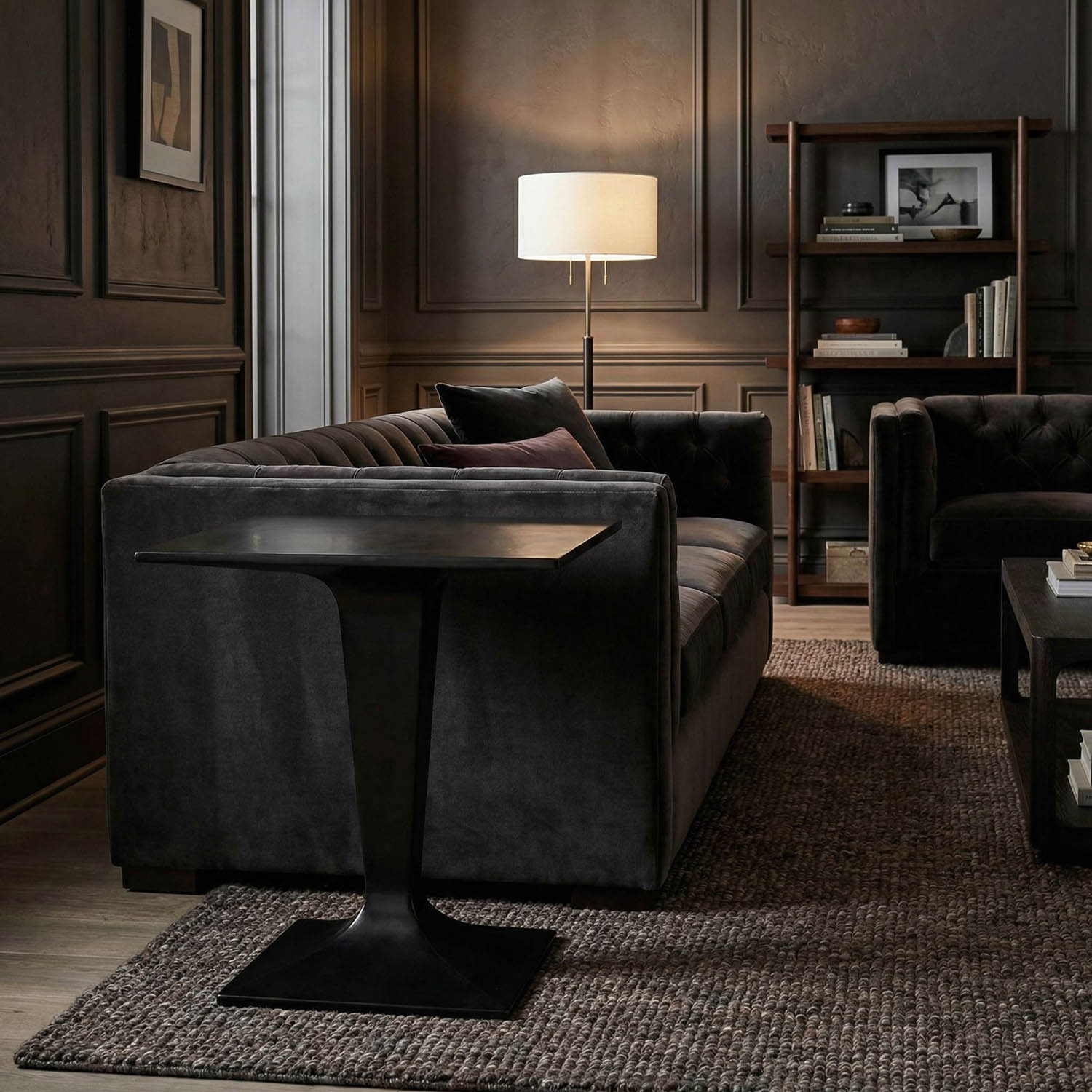 Anoil Bistro Table, Black Iron