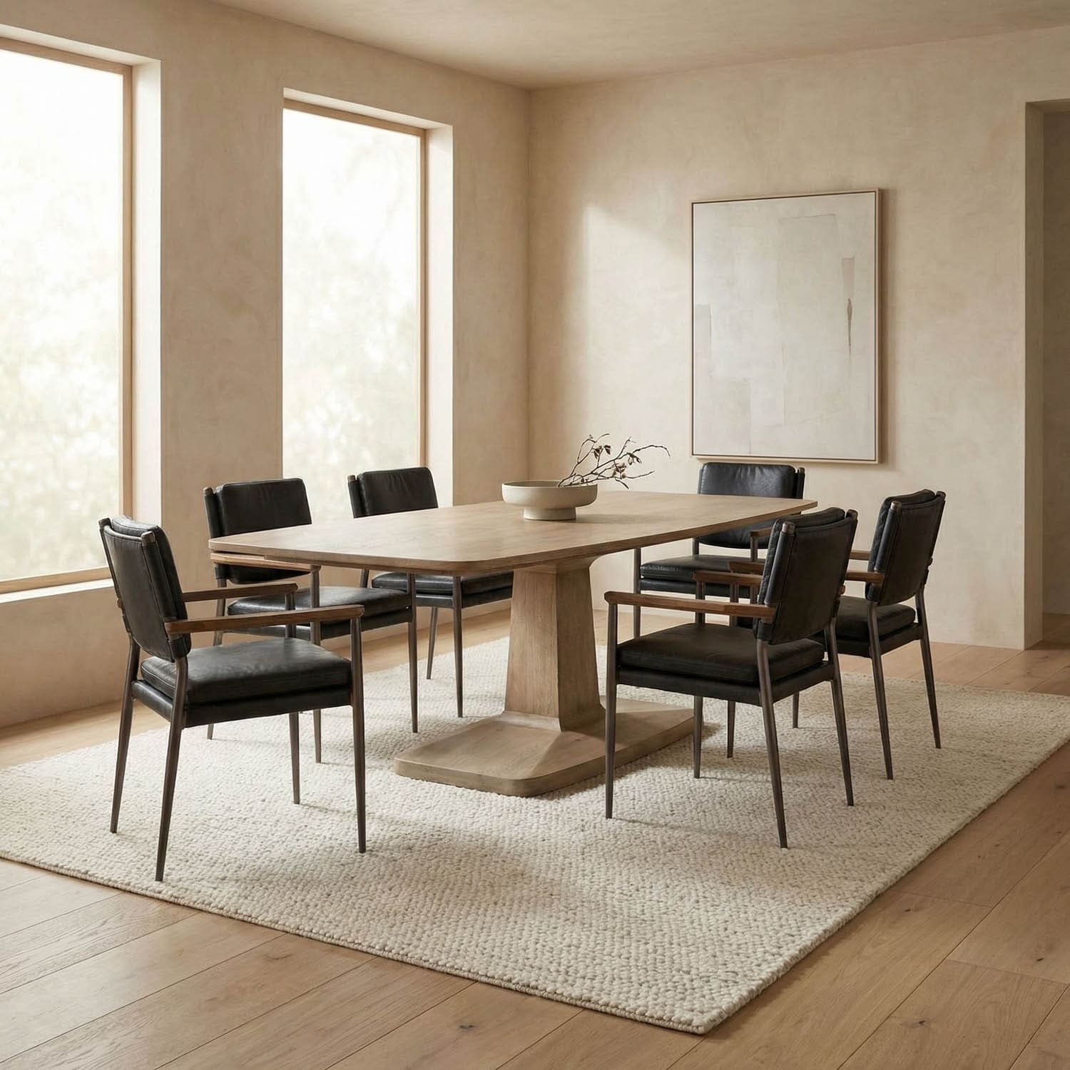 Travis Table, Washed Walnut