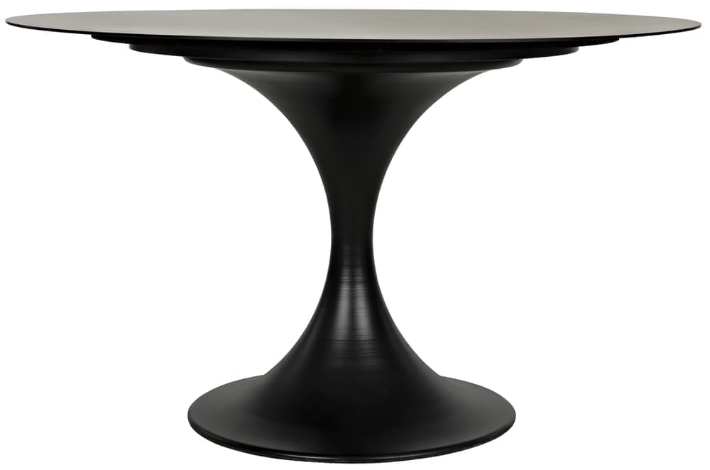 Herno Table, 48″, Black Iron