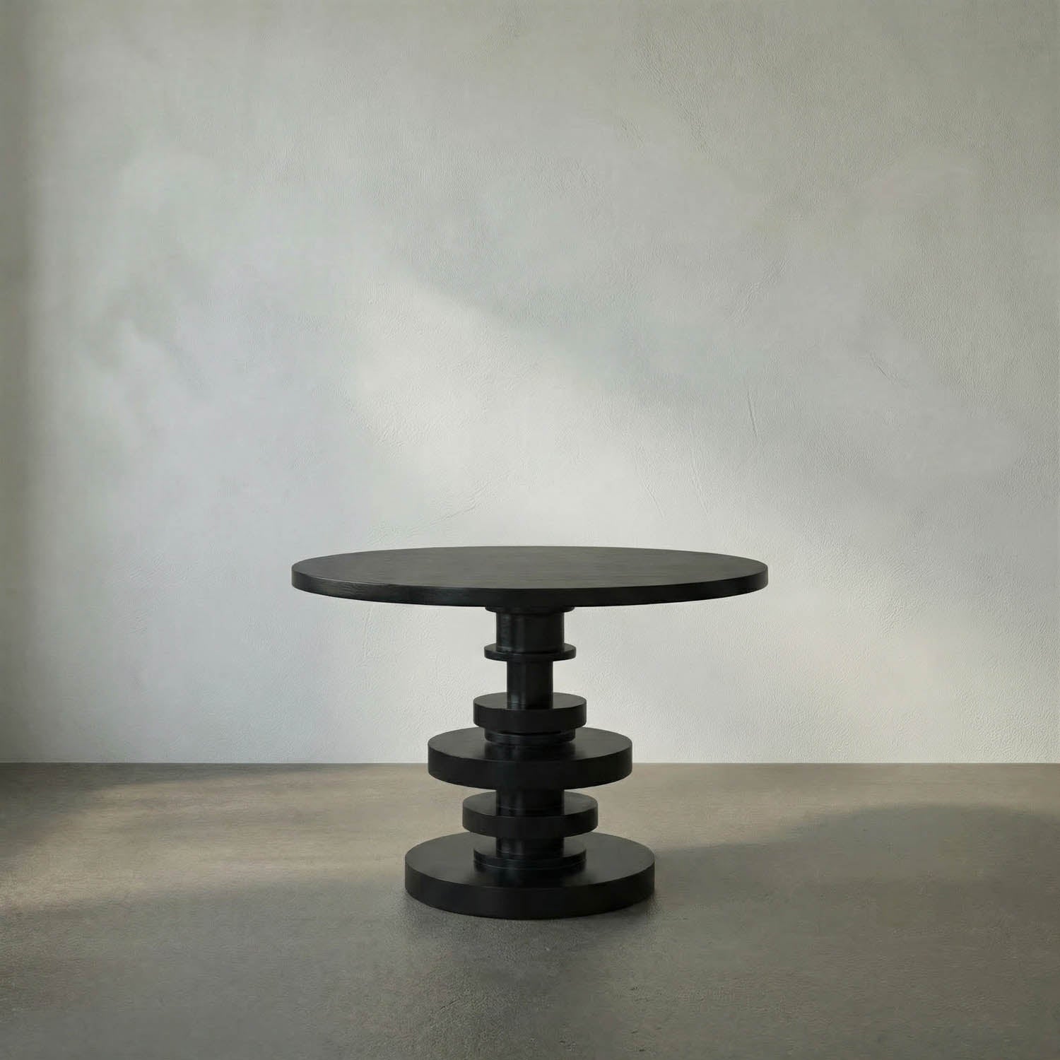 Corum Round Table, Hand Rubbed Black by Noir
