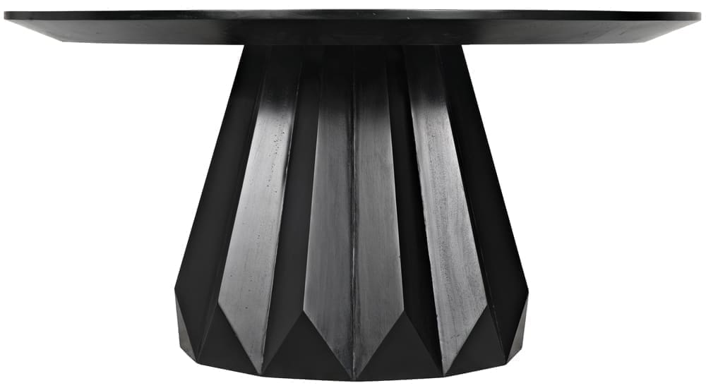 Brosche Dining Table, Hand Rubbed Black