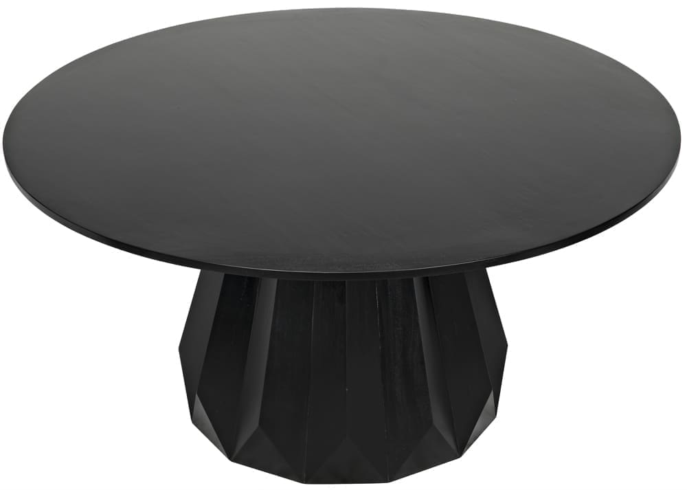 Brosche Dining Table, Hand Rubbed Black