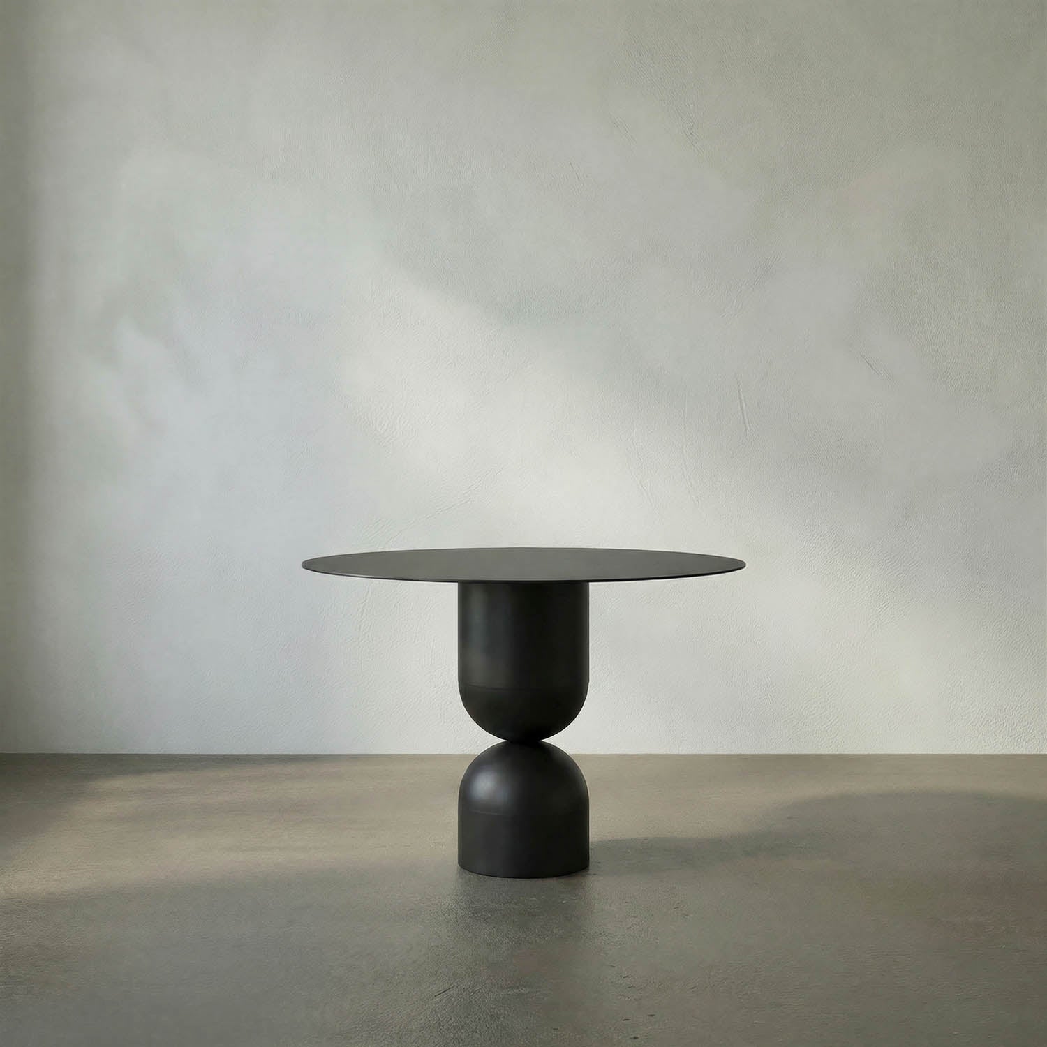 Wanda Dining Table, Black Iron by Noir