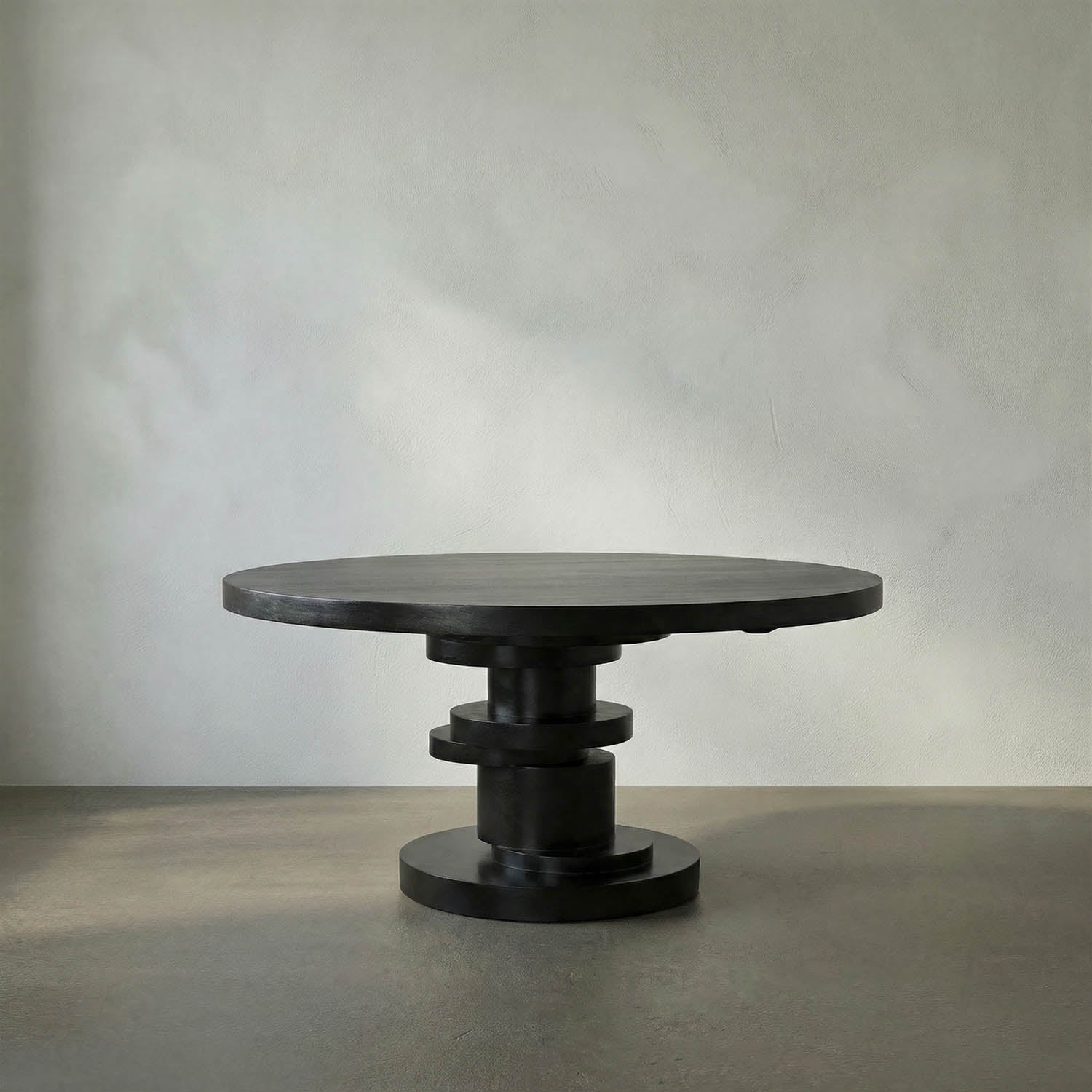 Hugo Dining Table, Hand Rubbed Black by Noir