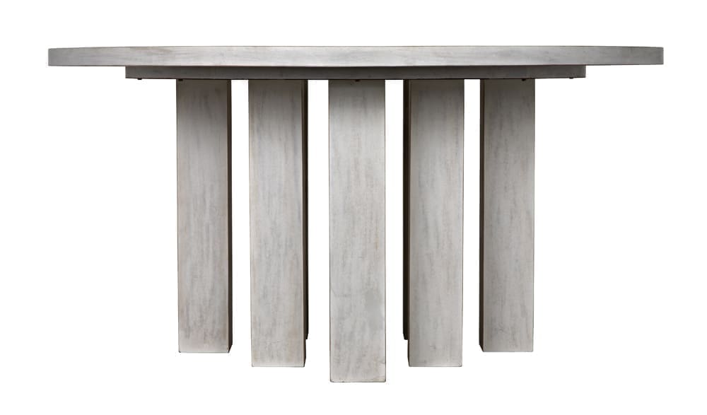 Resistance Dining Table, White Wash