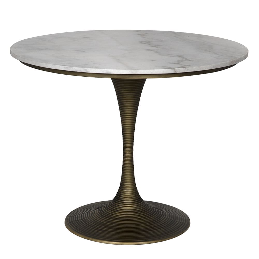 Joni Table 36″, Aged Brass Finish