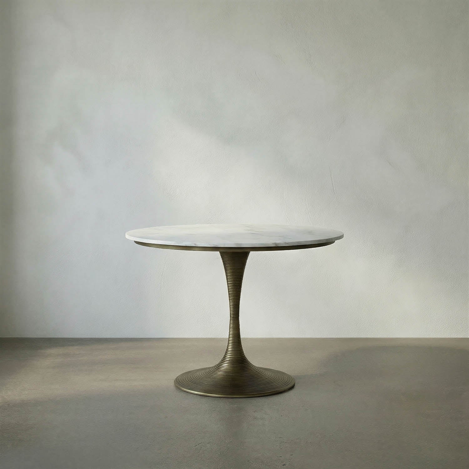 Joni Table 36″, Aged Brass Finish by Noir