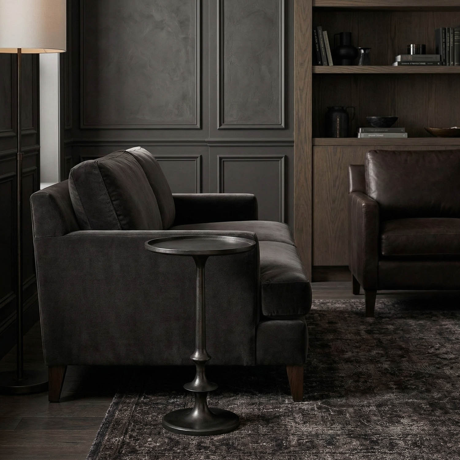 Terni Side Table, Cast Iron