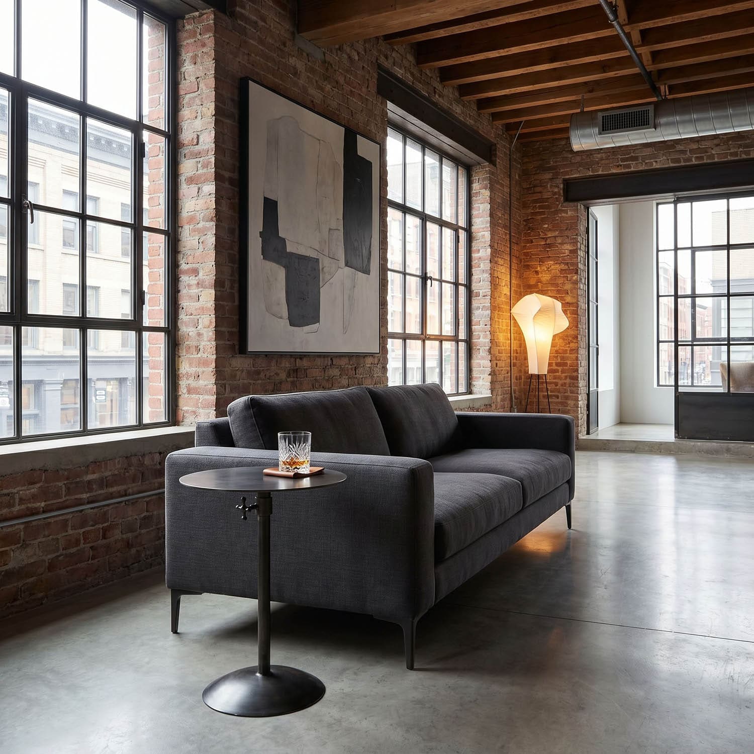 Felix Side Table, Gun Metal Finish