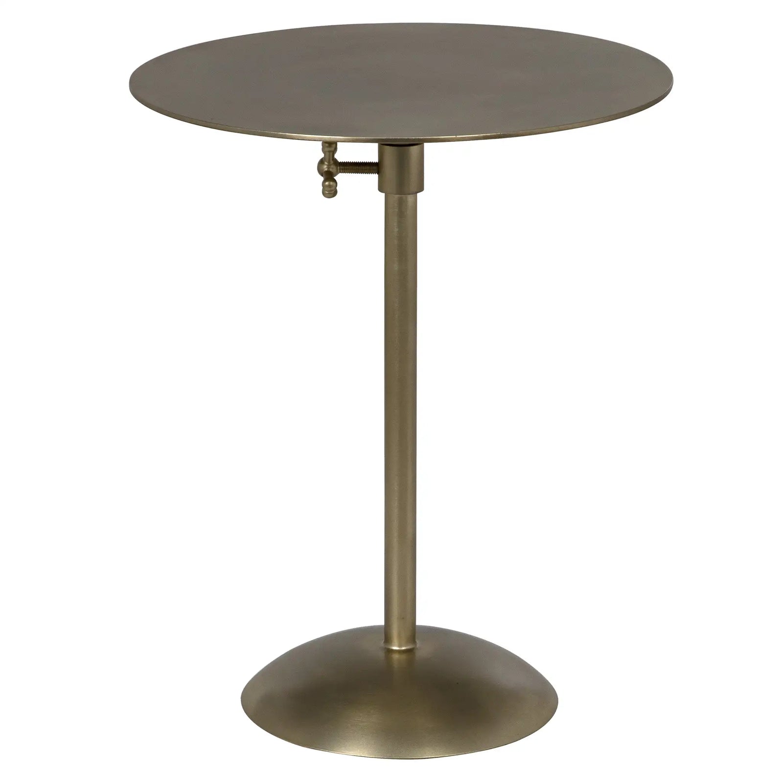 Felix Side Table, Metal with Brass Finish