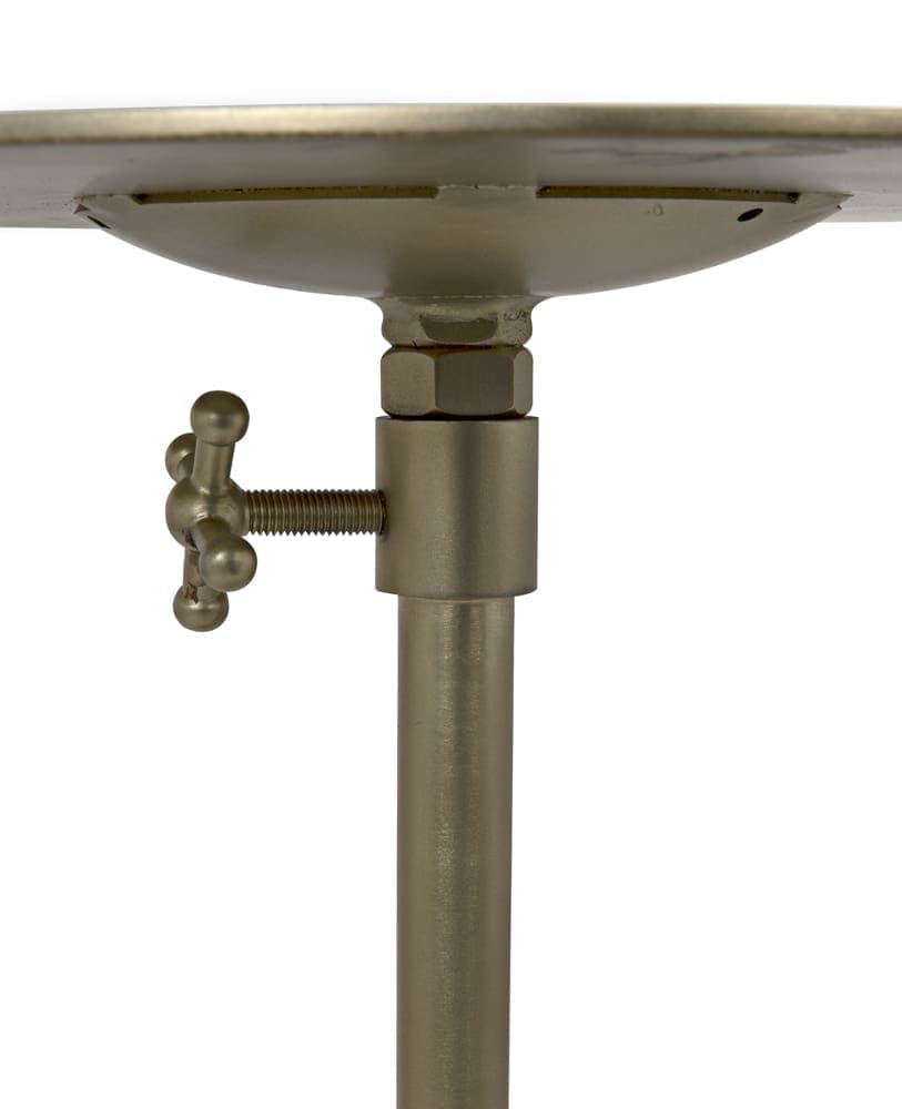 Felix Side Table, Metal with Brass Finish