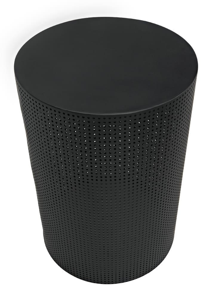 Dixon Side Table, Large, Black Iron