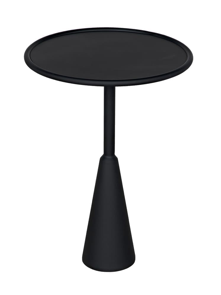 Hiro Side Table, Black Iron