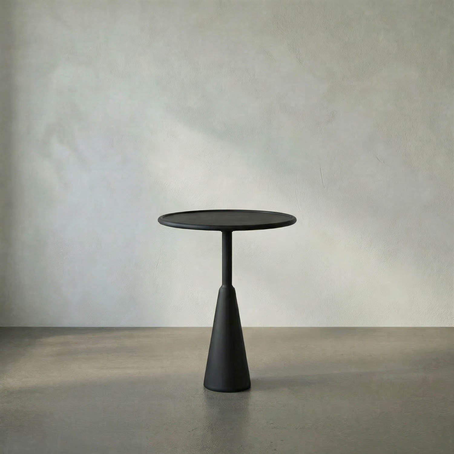 Hiro Side Table, Black Iron by Noir