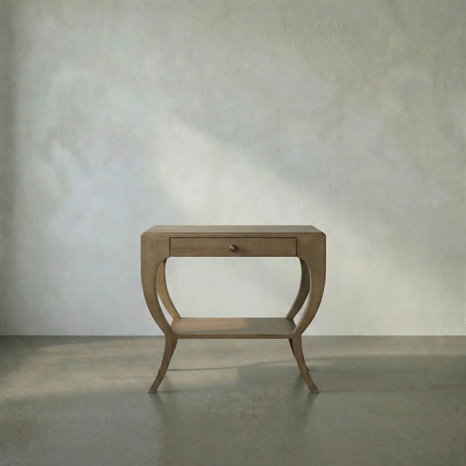 Maude Side Table, Saddle Brown by Noir