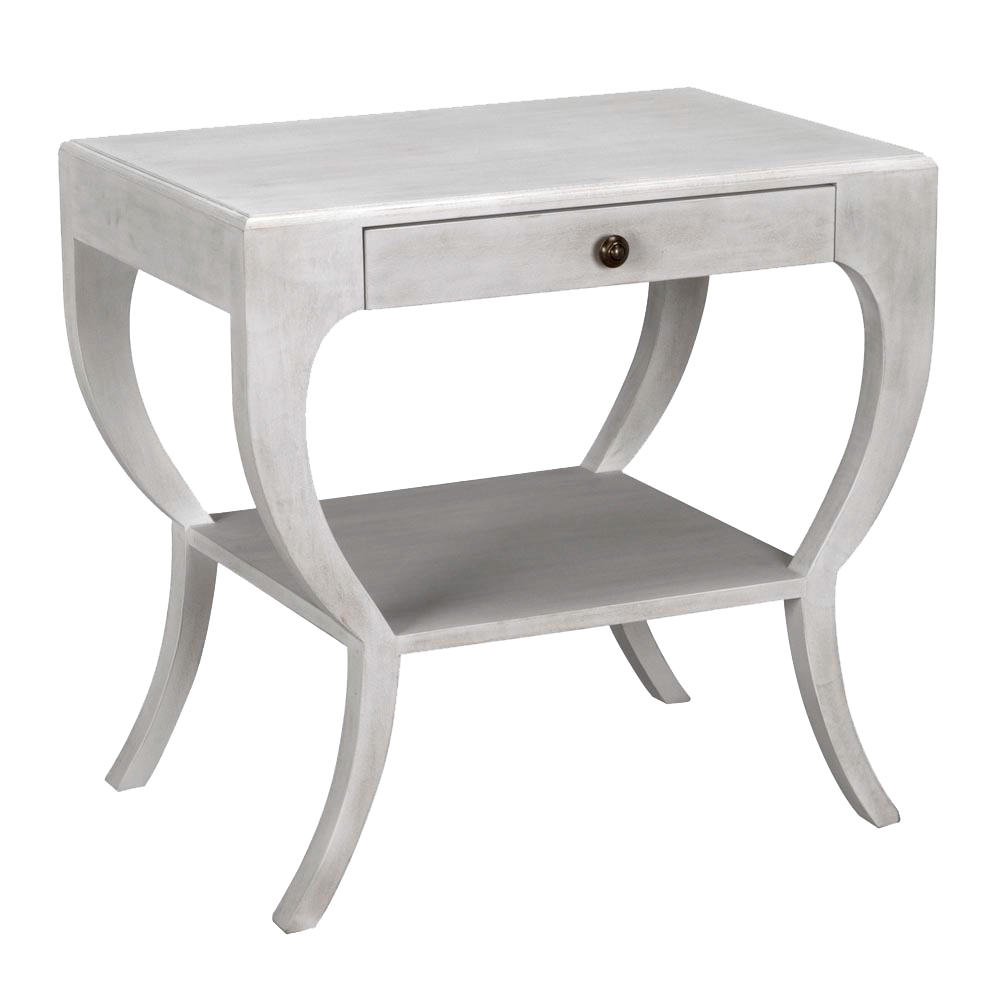 Maude Side Table, White