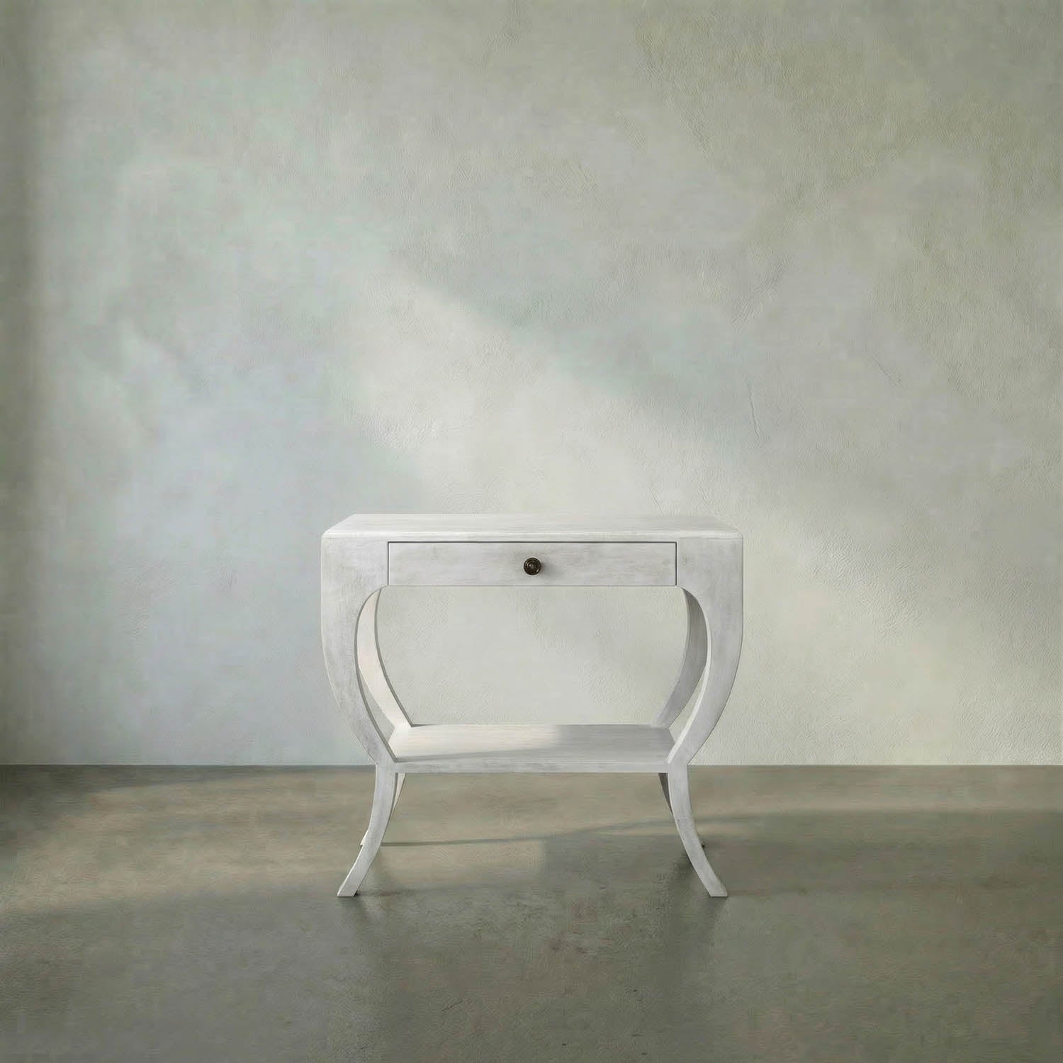 Maude Side Table, White by Noir