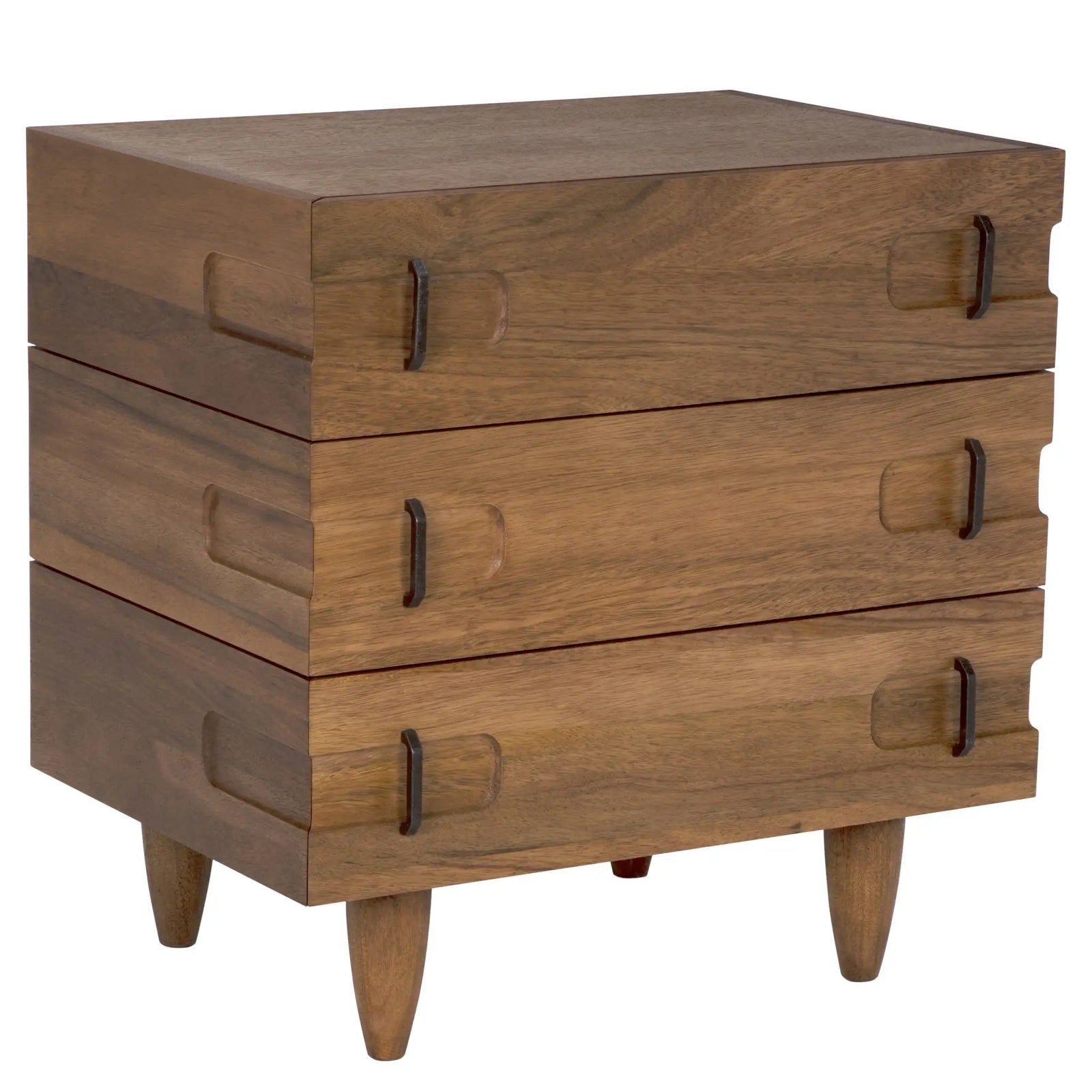 David 32″ Side Table, Dark Walnut