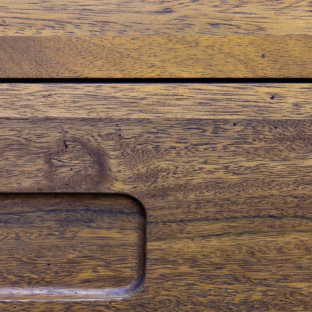 David 32″ Side Table, Dark Walnut