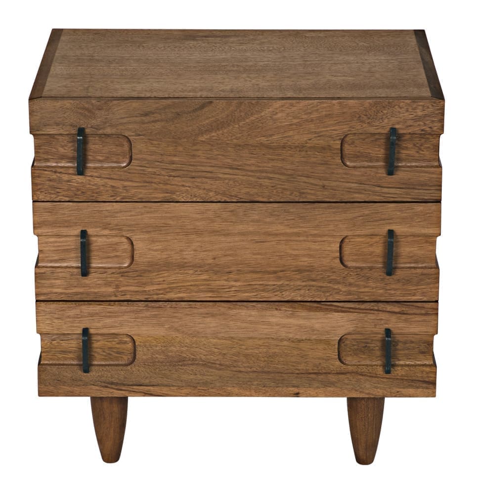 David 32″ Side Table, Dark Walnut