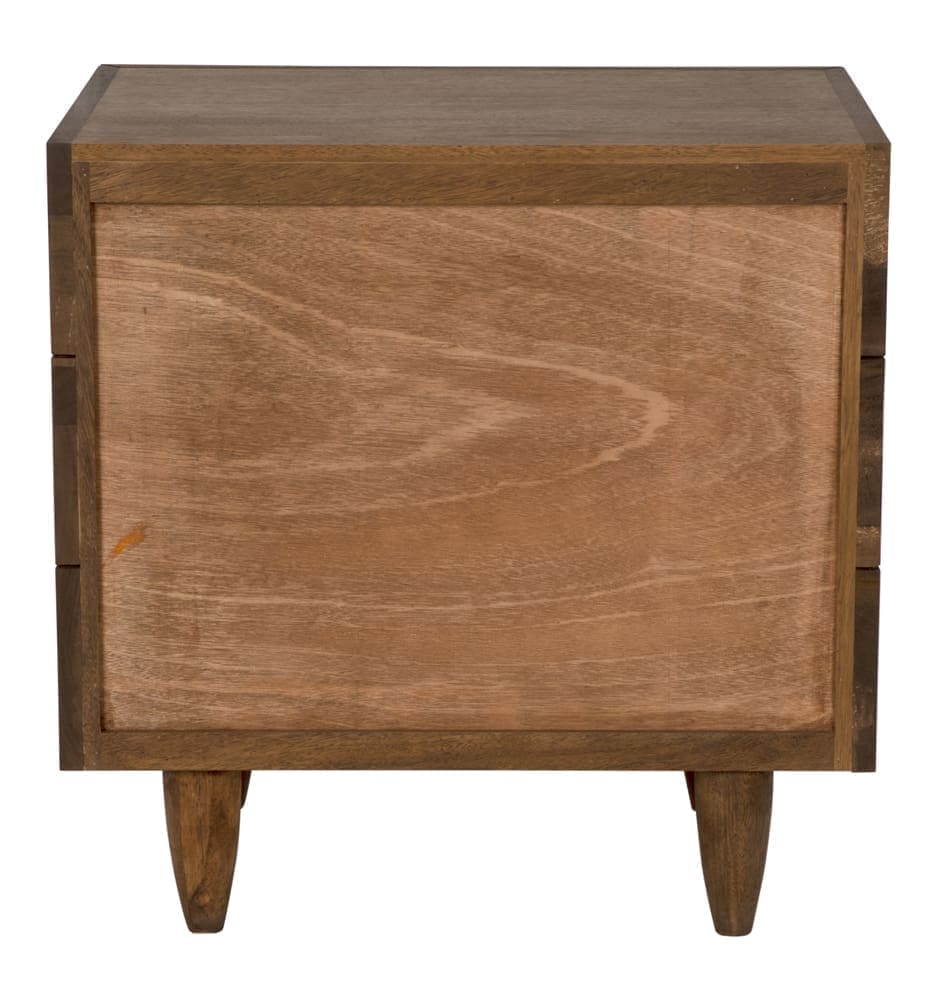 David 32″ Side Table, Dark Walnut