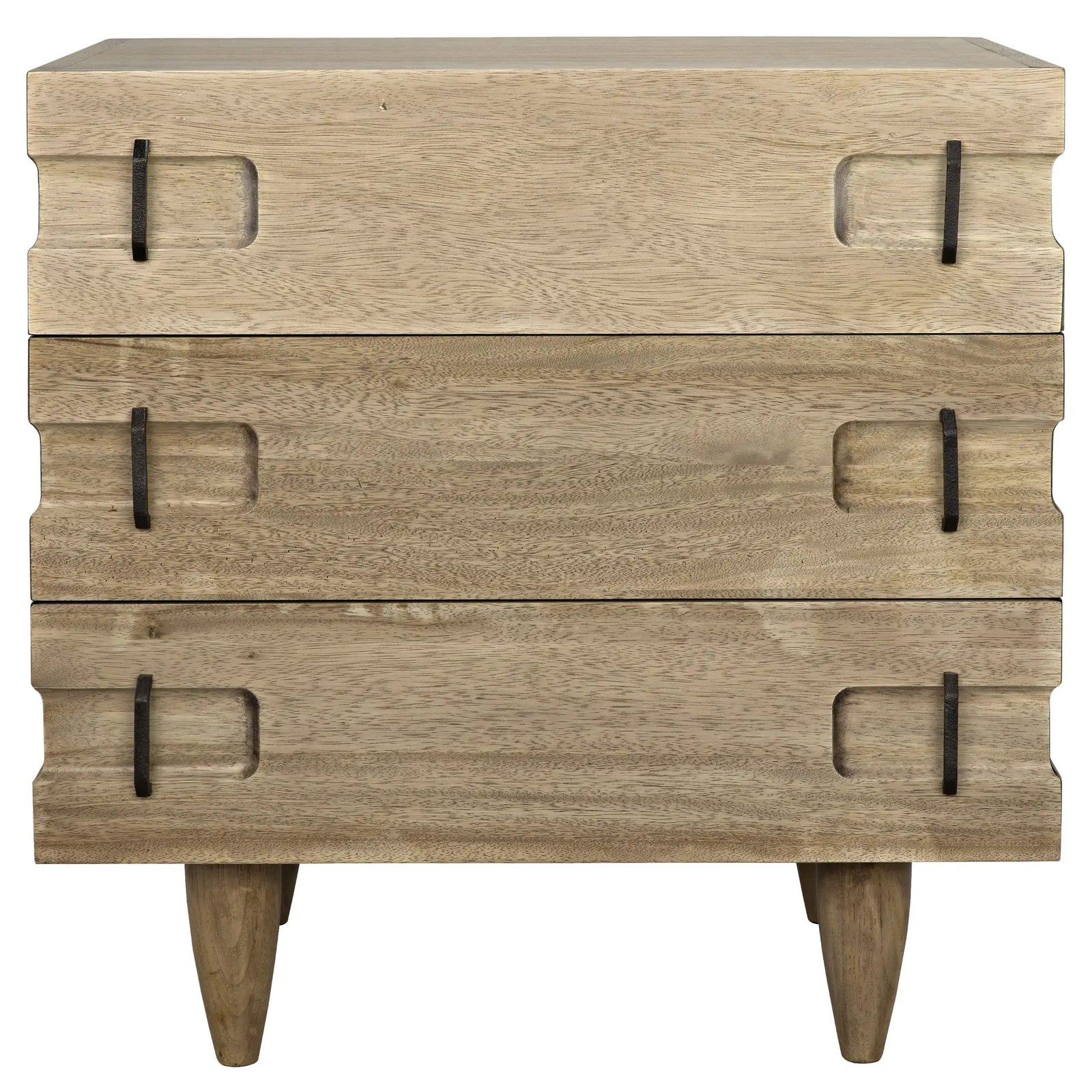 David 32″ Side Table, Washed Walnut