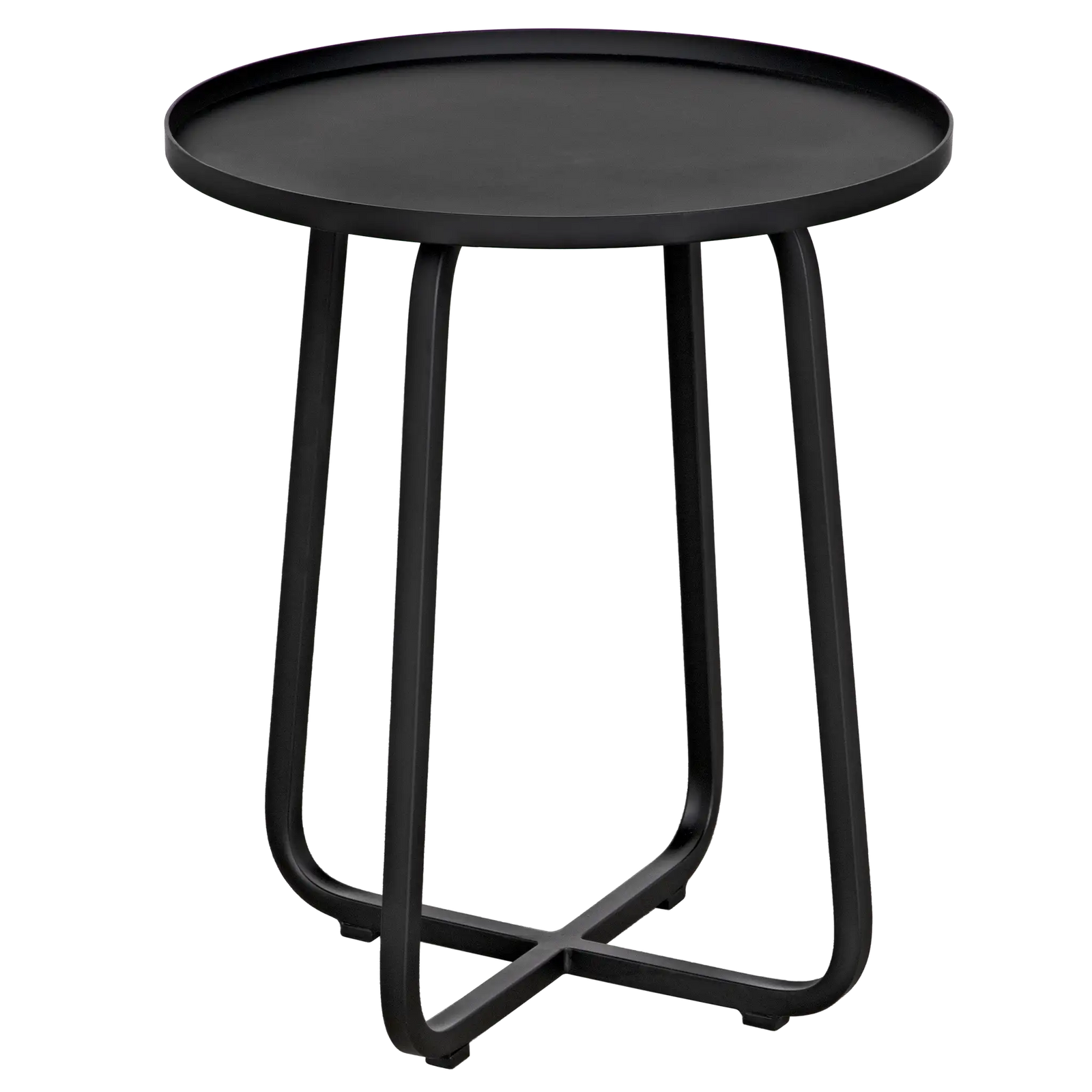 Kimana Side Table, Black Iron
