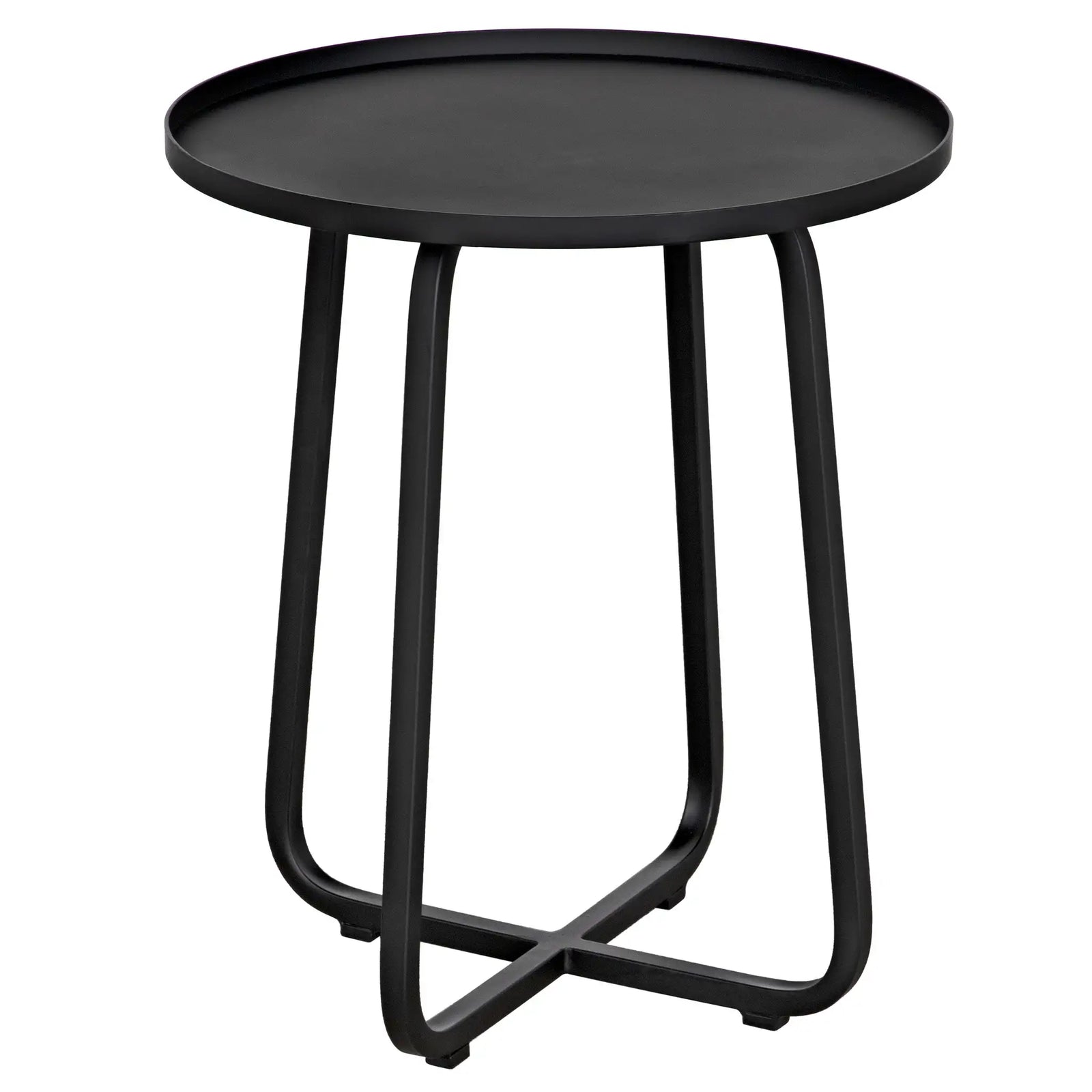 Kimana Side Table, Black Iron