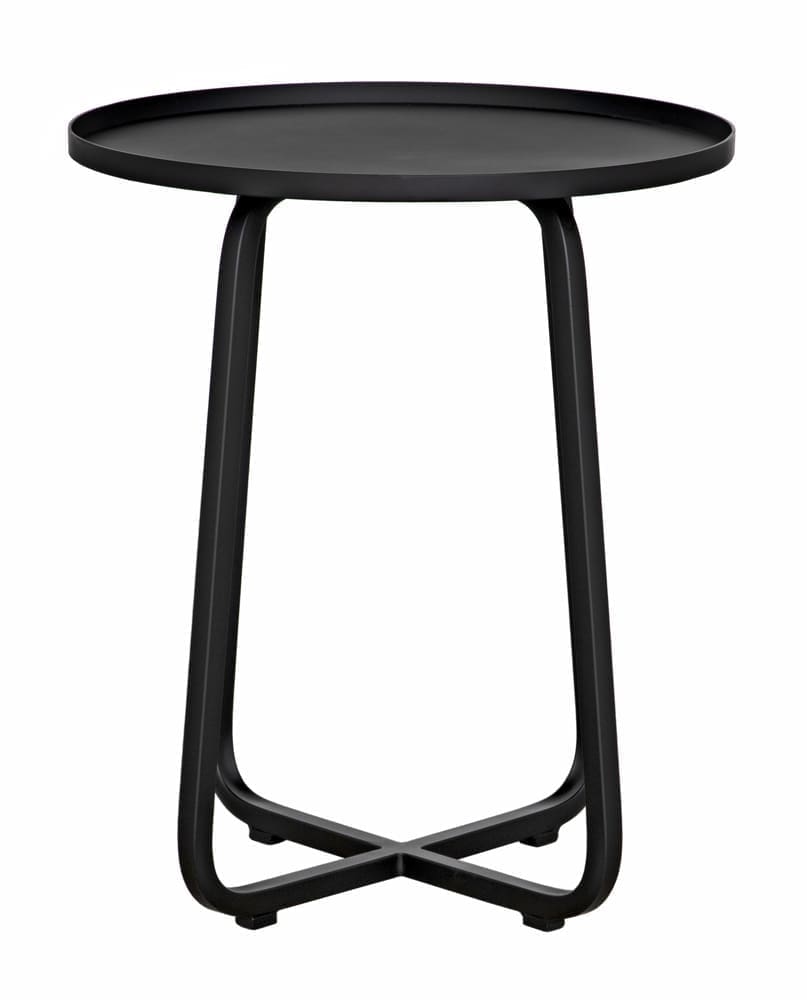 Kimana Side Table, Black Iron