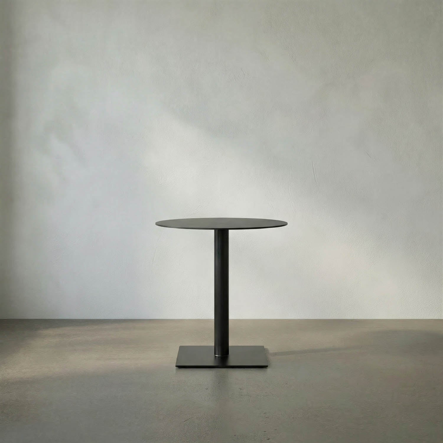 Mies Side Table, Black Iron by Noir