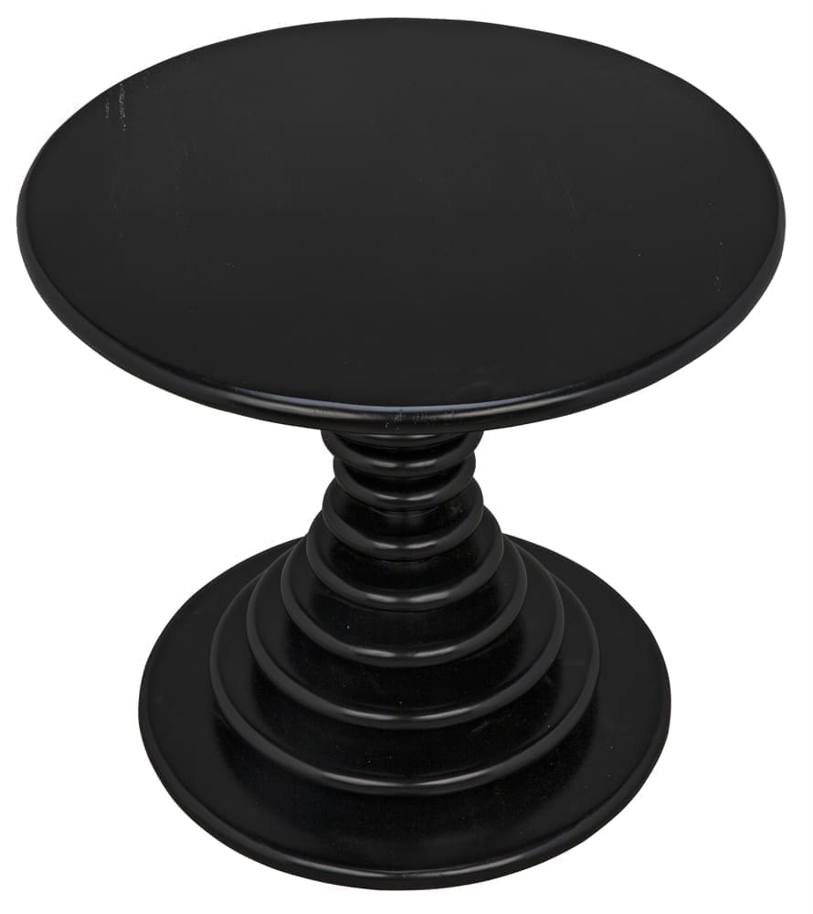 Scheiben Side Table, Hand Rubbed Black