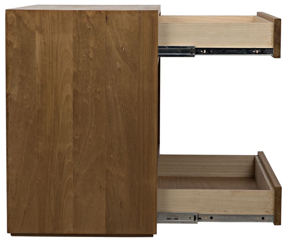 SL05 Side Table, Gold Teak