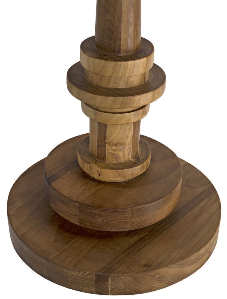Comodo Side Table, Gold Teak