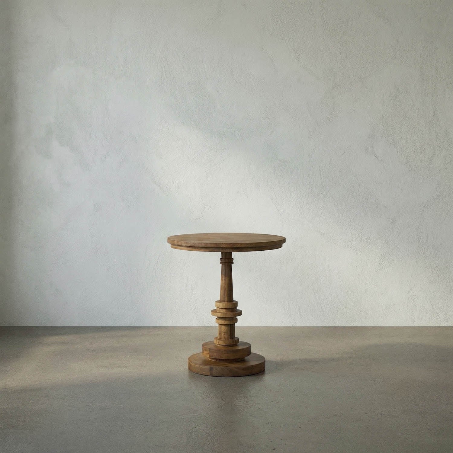 Comodo Side Table, Gold Teak by Noir