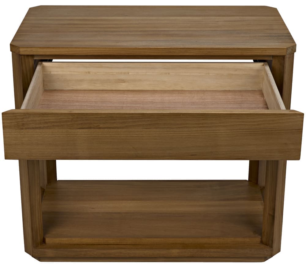 SL11 Side Table, Gold Teak