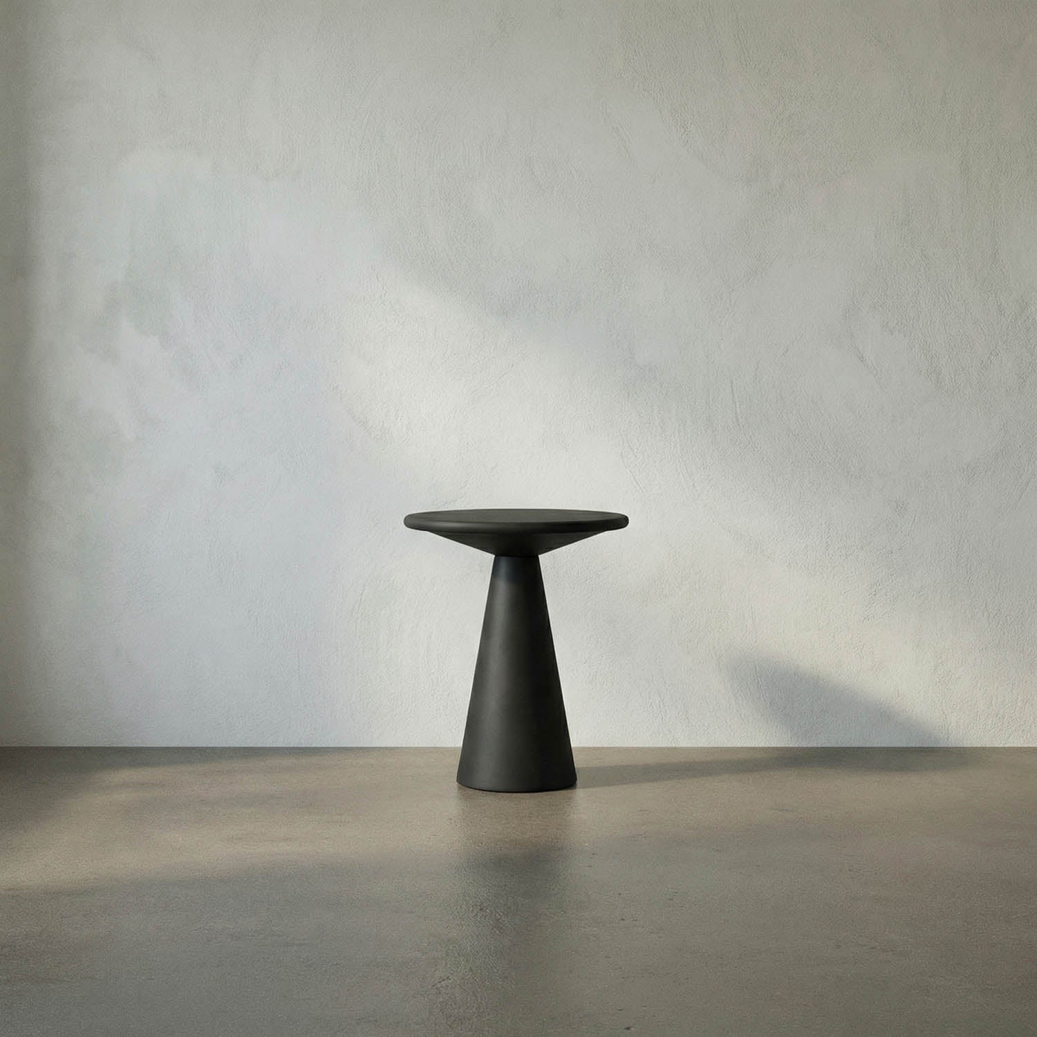 Idiom Side Table, Black Iron by Noir
