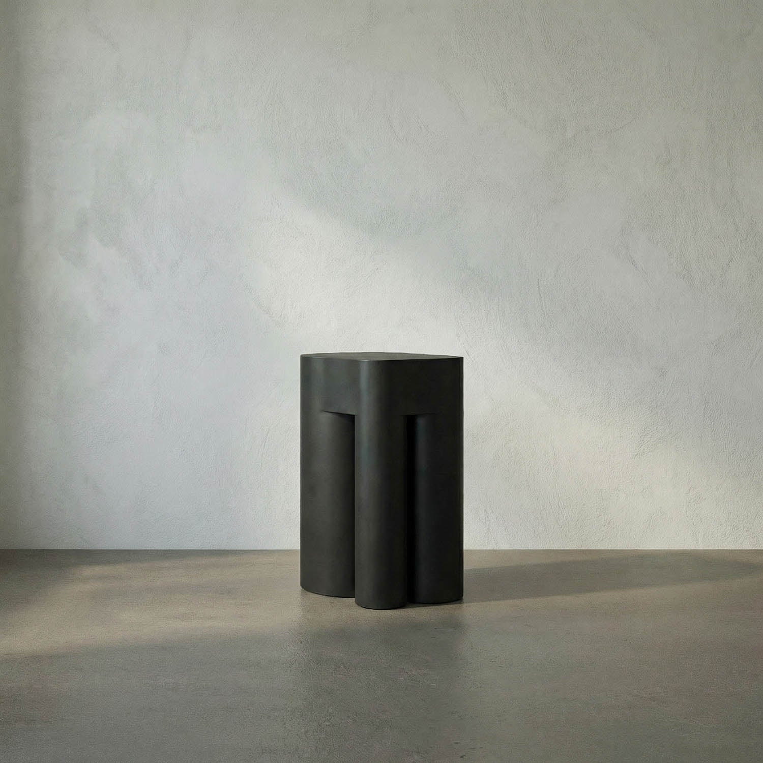 Blair Side Table, Black Iron by Noir