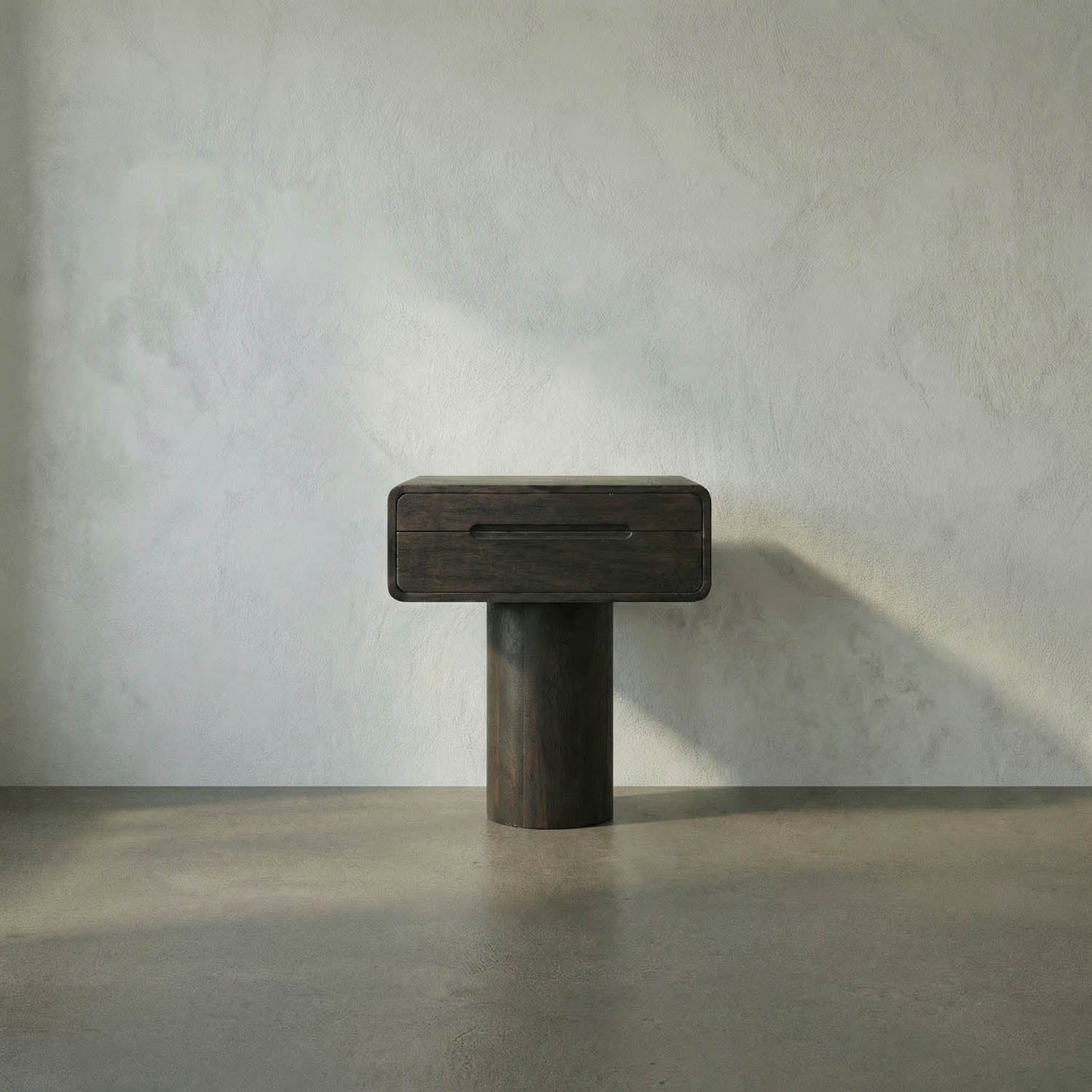 Langford Side Table, Ebony Walnut by Noir