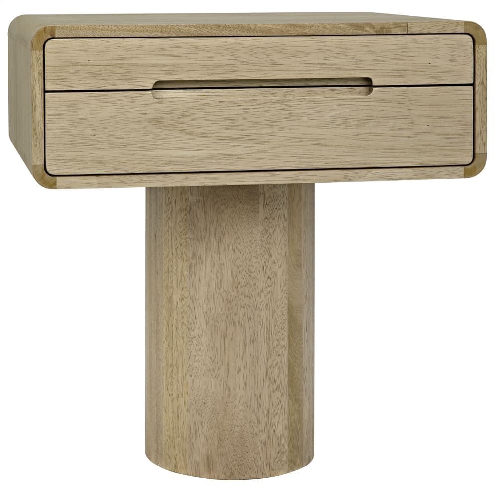Langford Side Table, Washed Walnut