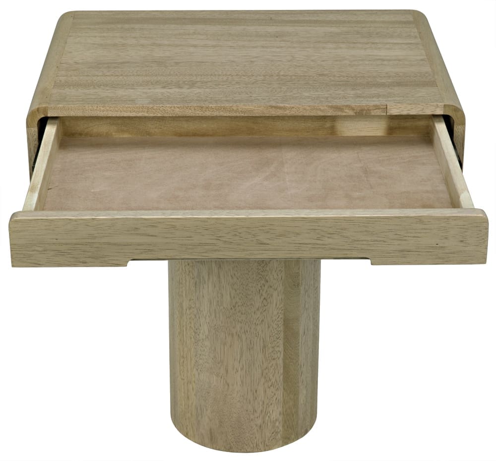 Langford Side Table, Washed Walnut