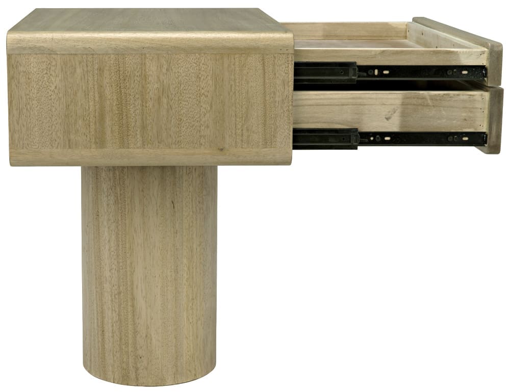 Langford Side Table, Washed Walnut
