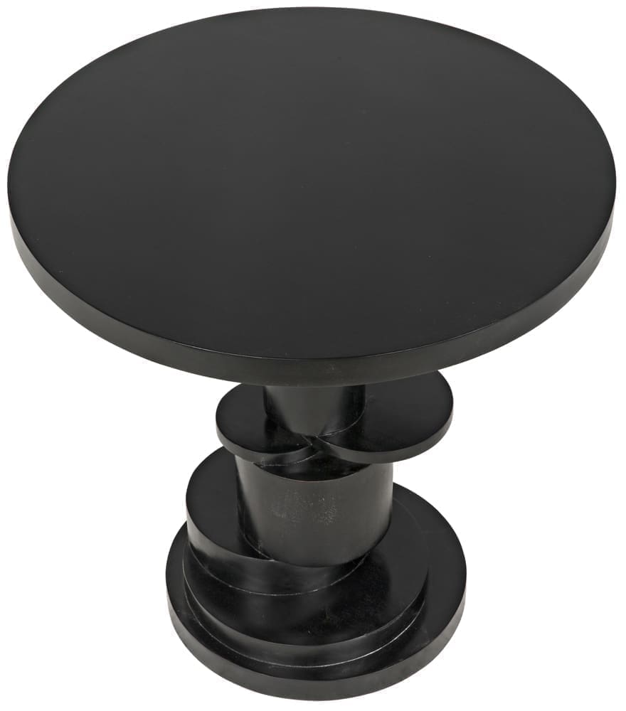 Hugo Side Table, Hand Rubbed Black