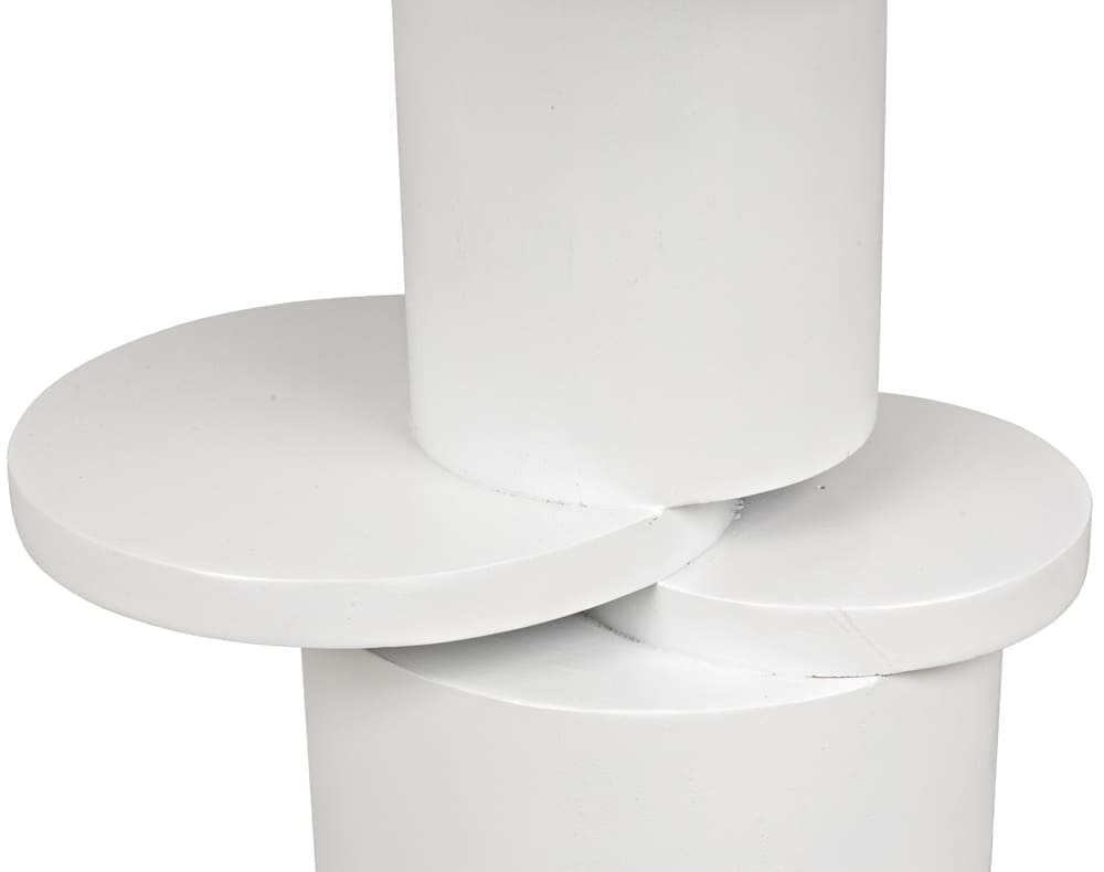 Hugo Side Table, Solid White