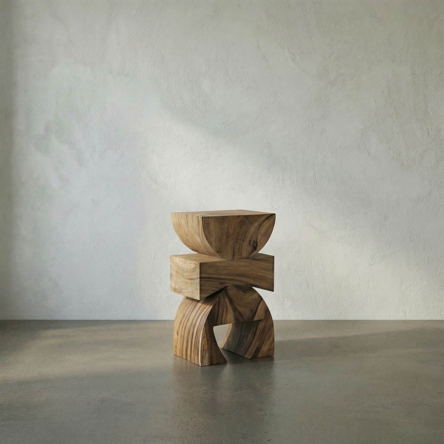 Monteiro Side Table, Stool by Noir