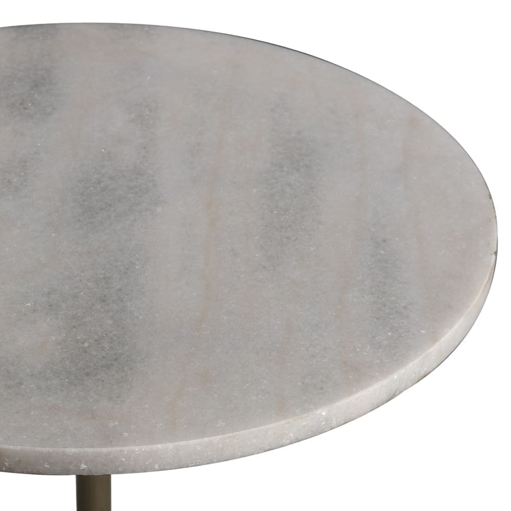 Shantu Side Table with Stone Top