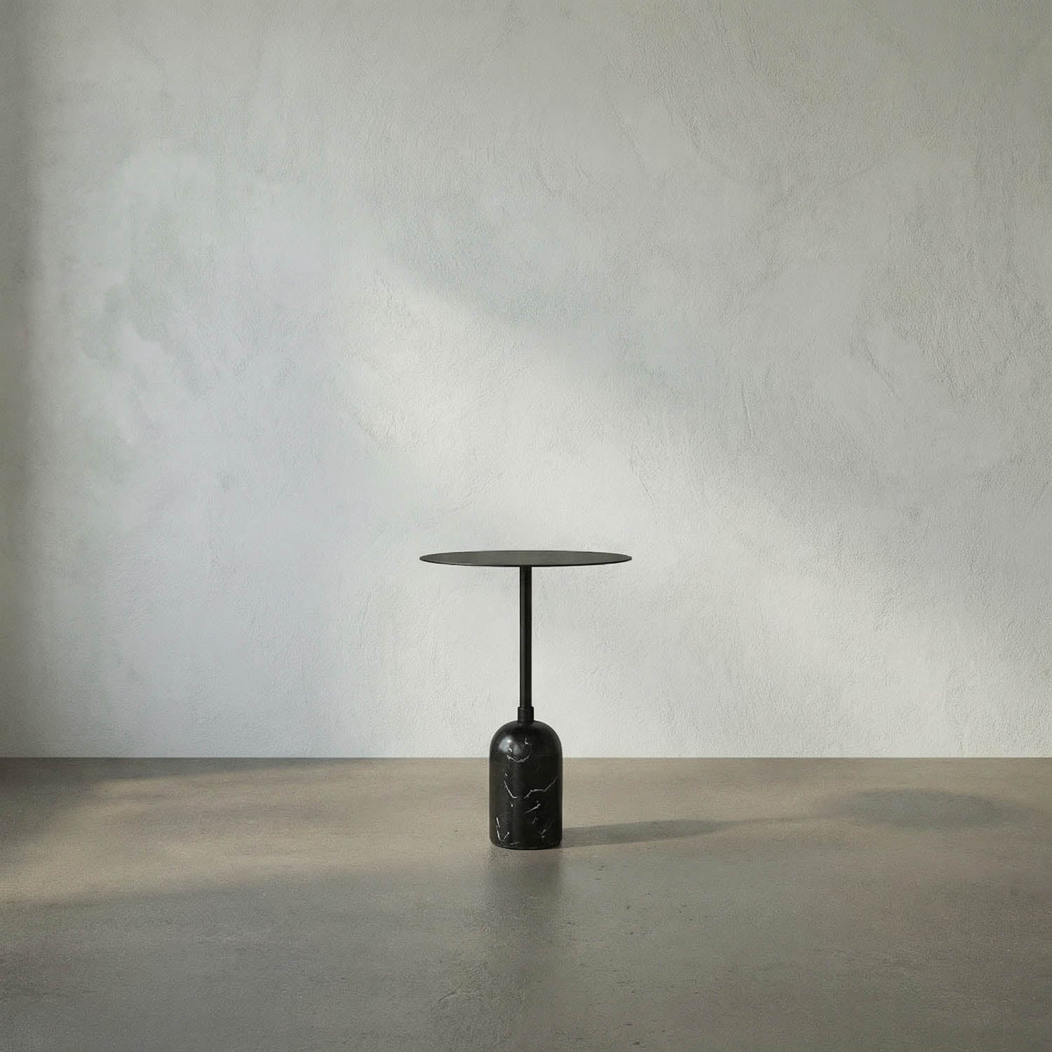 Shantu Side Table with Metal Top by Noir