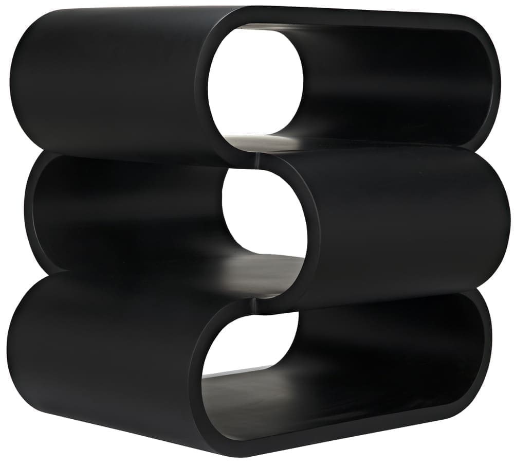 Nada Side Table, Black Iron