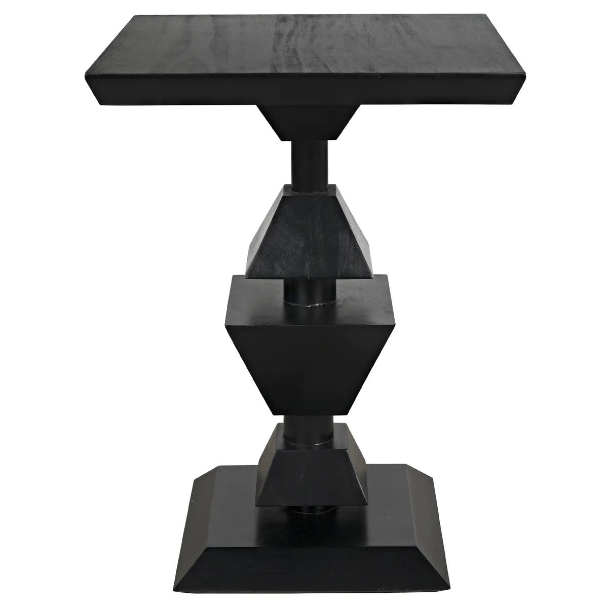 Majesty Side Table, Hand Rubbed Black