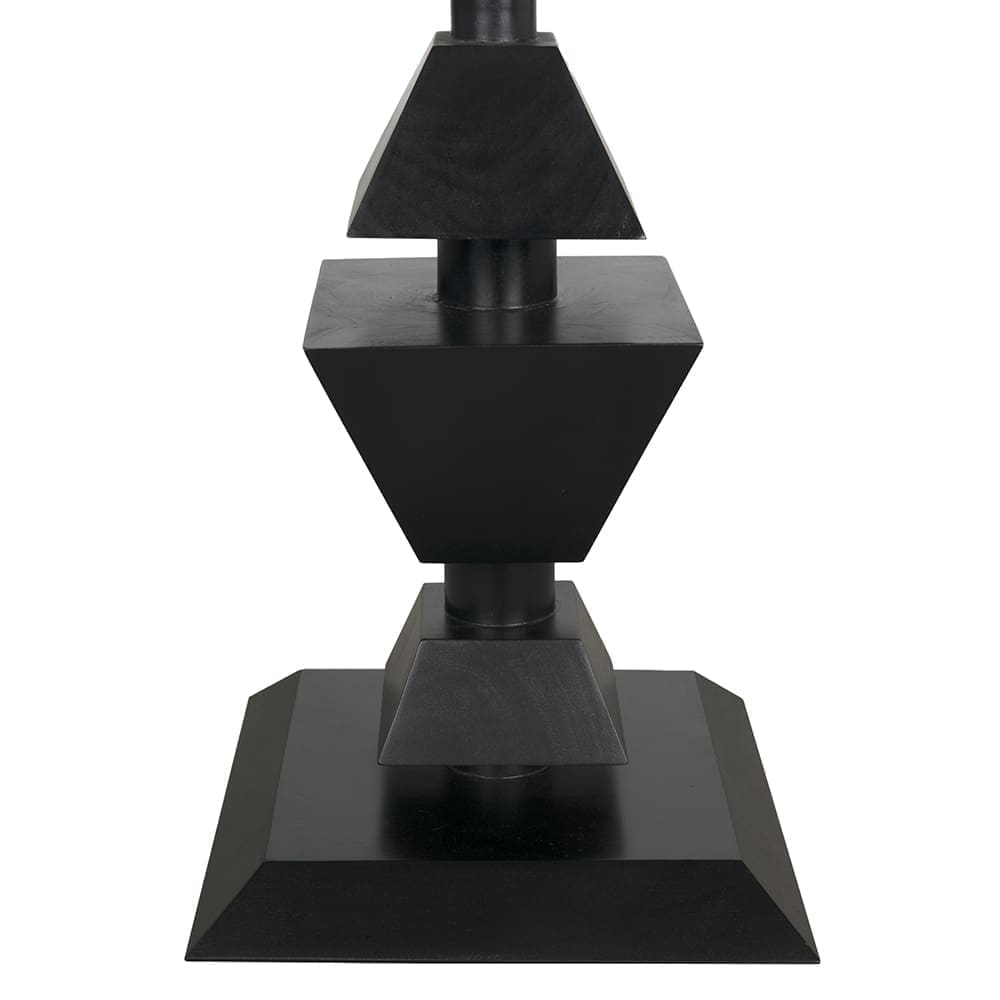 Majesty Side Table, Hand Rubbed Black