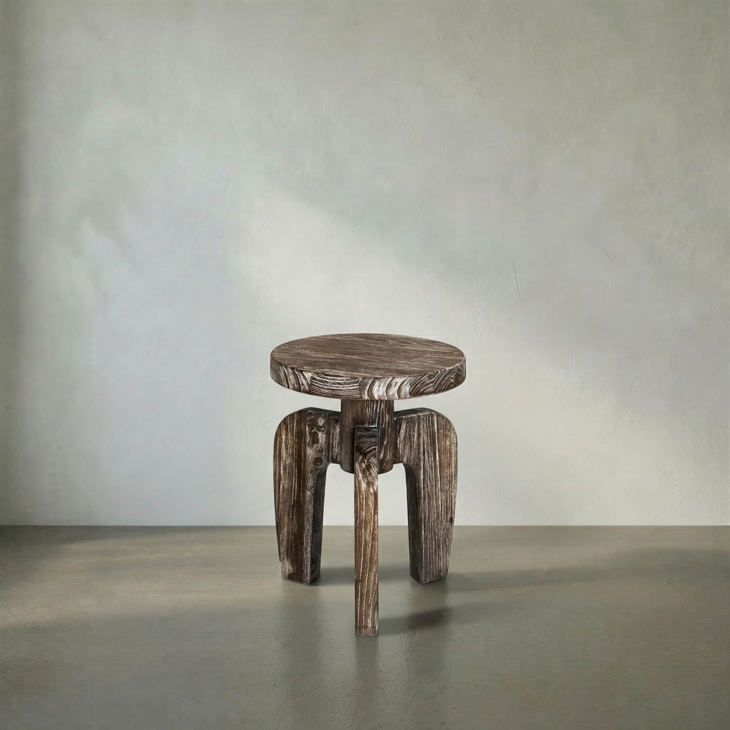 New Shizue Small Side Table, Distressed Mindi by Noir